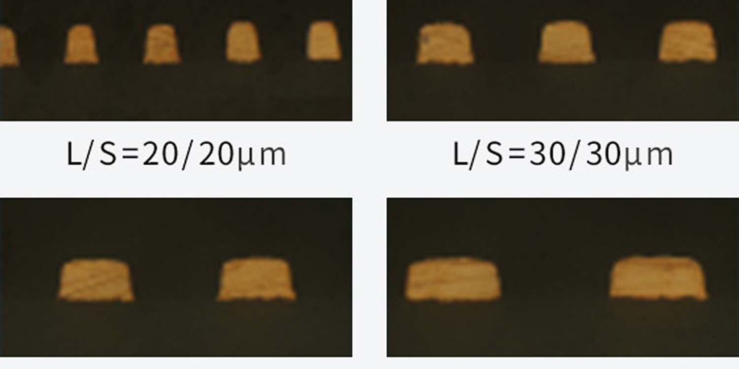 Semi-additive HDI PCB